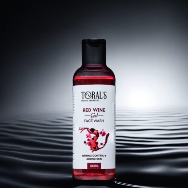 Toral's Red Wine Gel Face Wash - Image 3