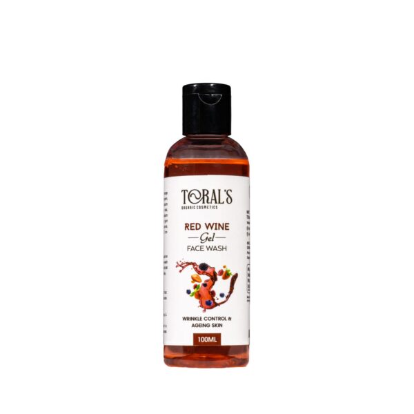 Toral's Red Wine Gel Face Wash - Image 4